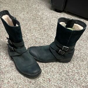 Ugg leather Buckle Ankle Boots